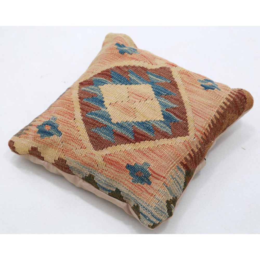 Hand Woven Tribal  Wool Pillow - 1'5'' x 1'5''