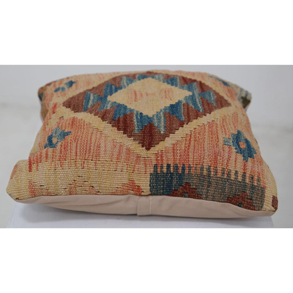Hand Woven Tribal  Wool Pillow - 1'5'' x 1'5''