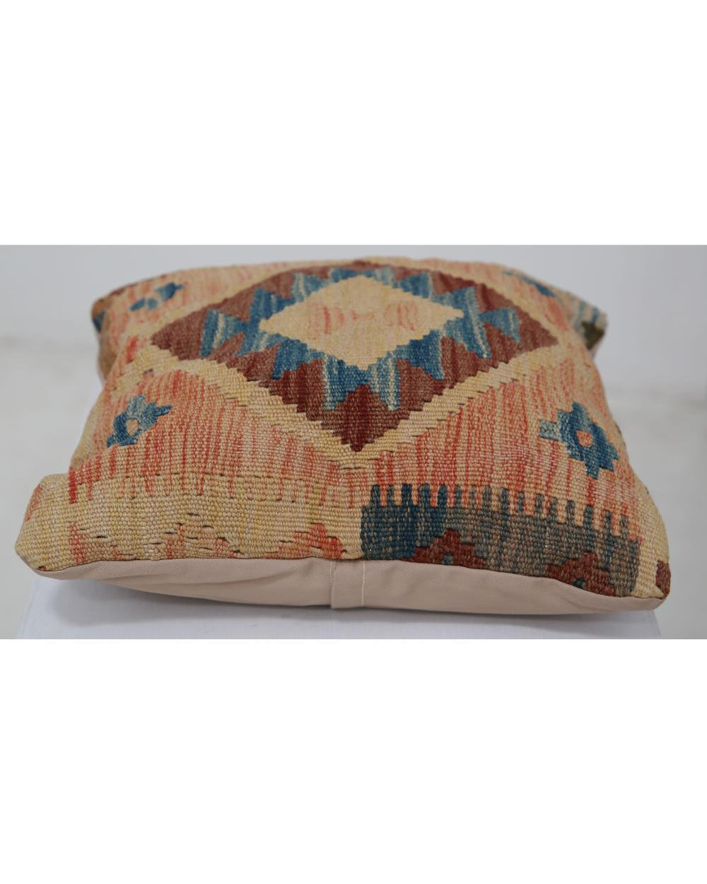 Hand Woven Tribal  Wool Pillow - 1'5'' x 1'5''