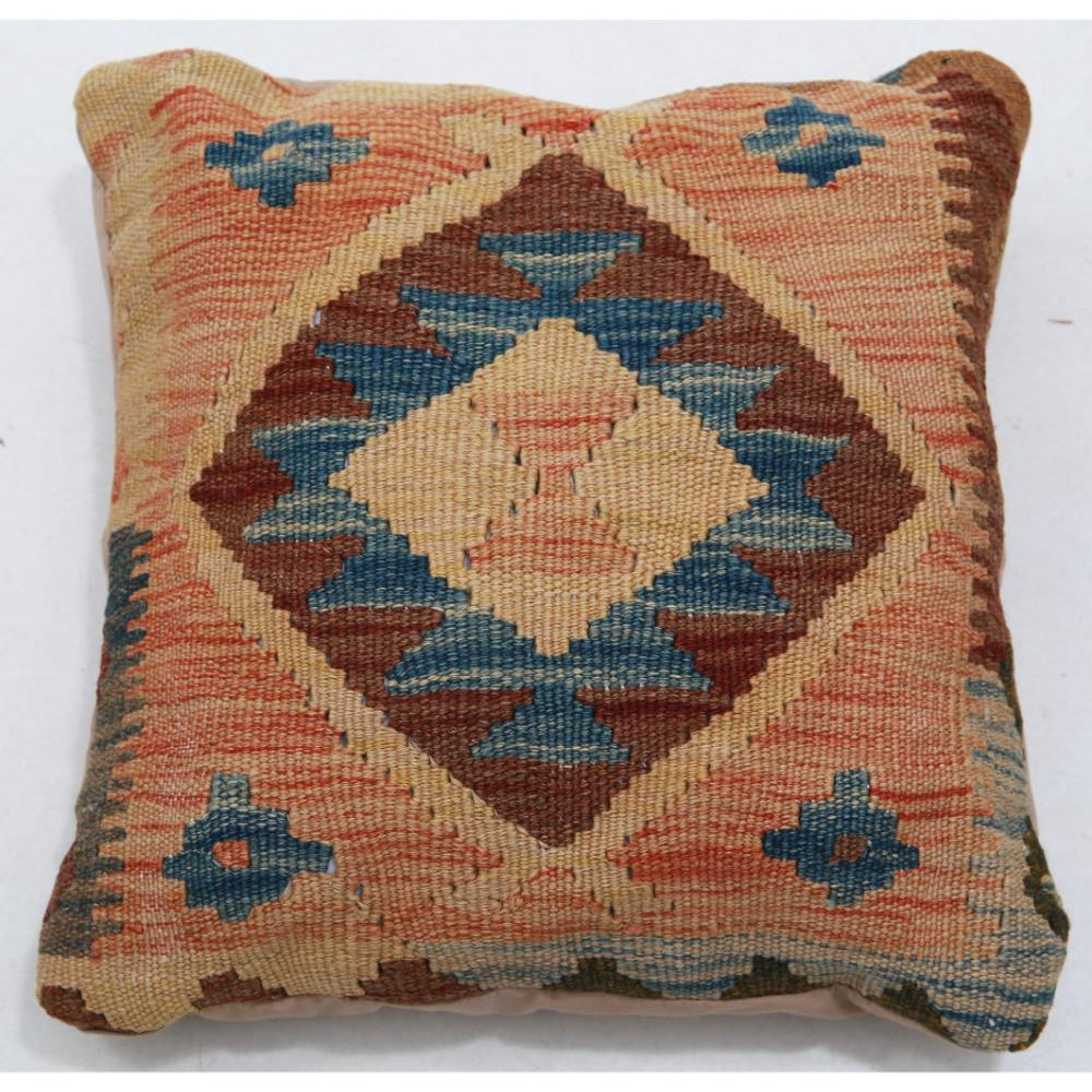 Hand Woven Tribal  Wool Pillow - 1'5'' x 1'5''