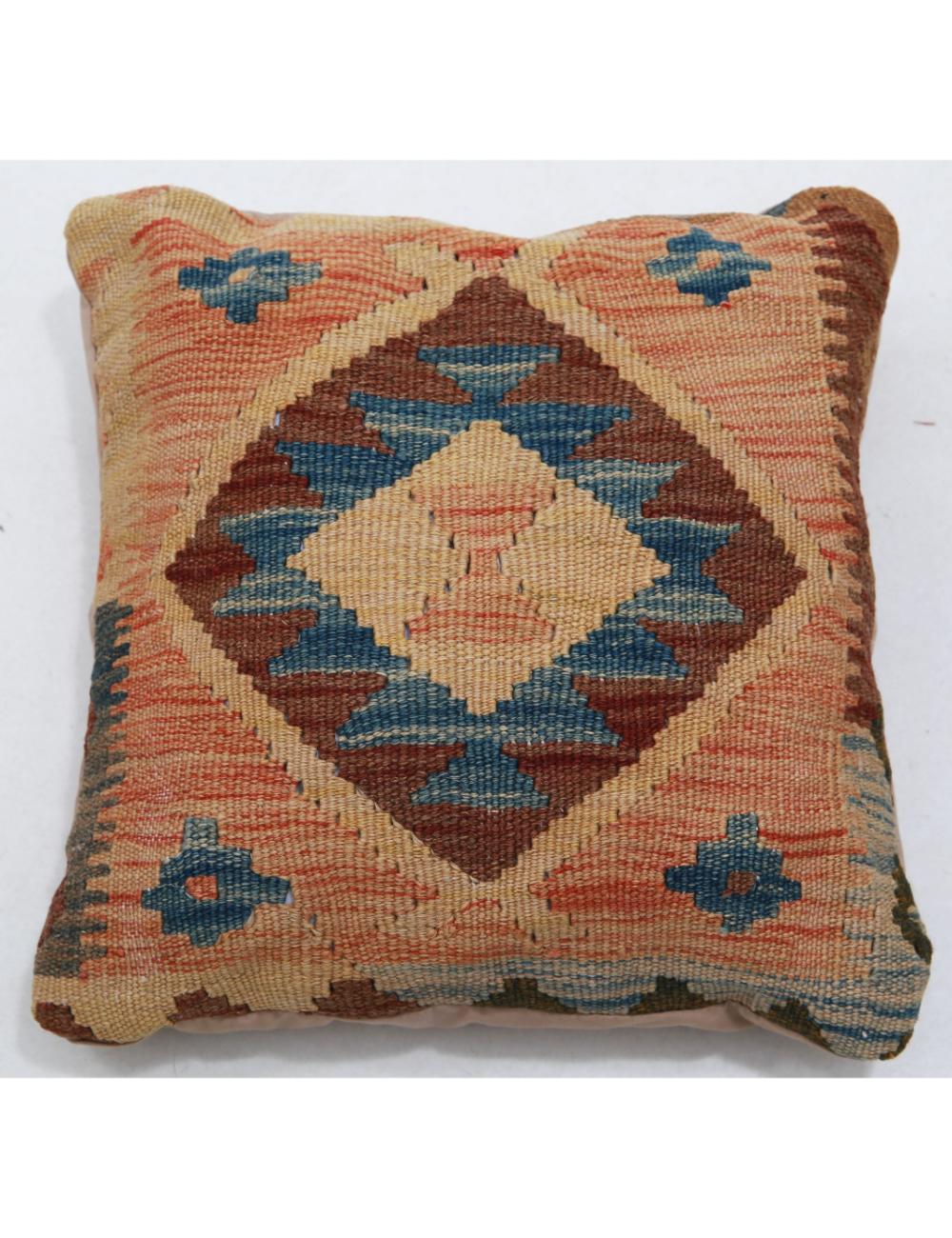 Hand Woven Tribal  Wool Pillow - 1&#39;5&#39;&#39; x 1&#39;5&#39;&#39;