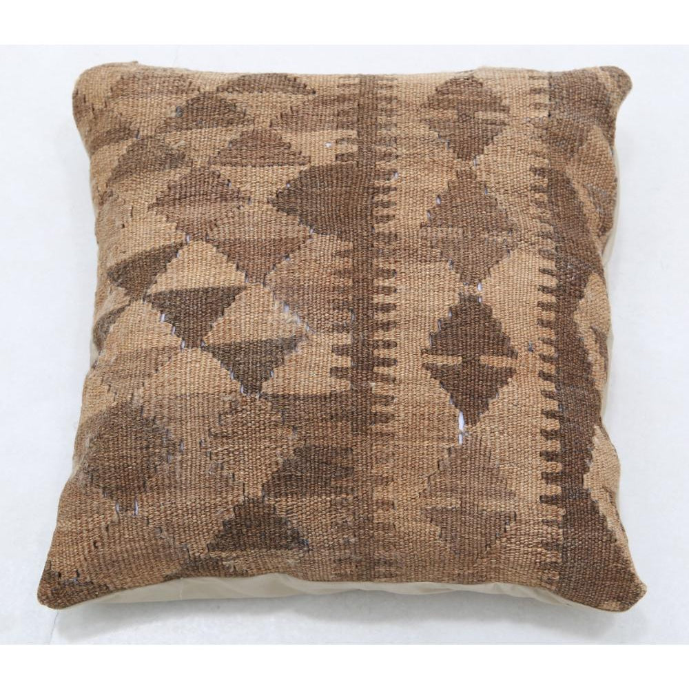 Hand Woven Tribal  Wool Pillow - 1'5'' x 1'5''