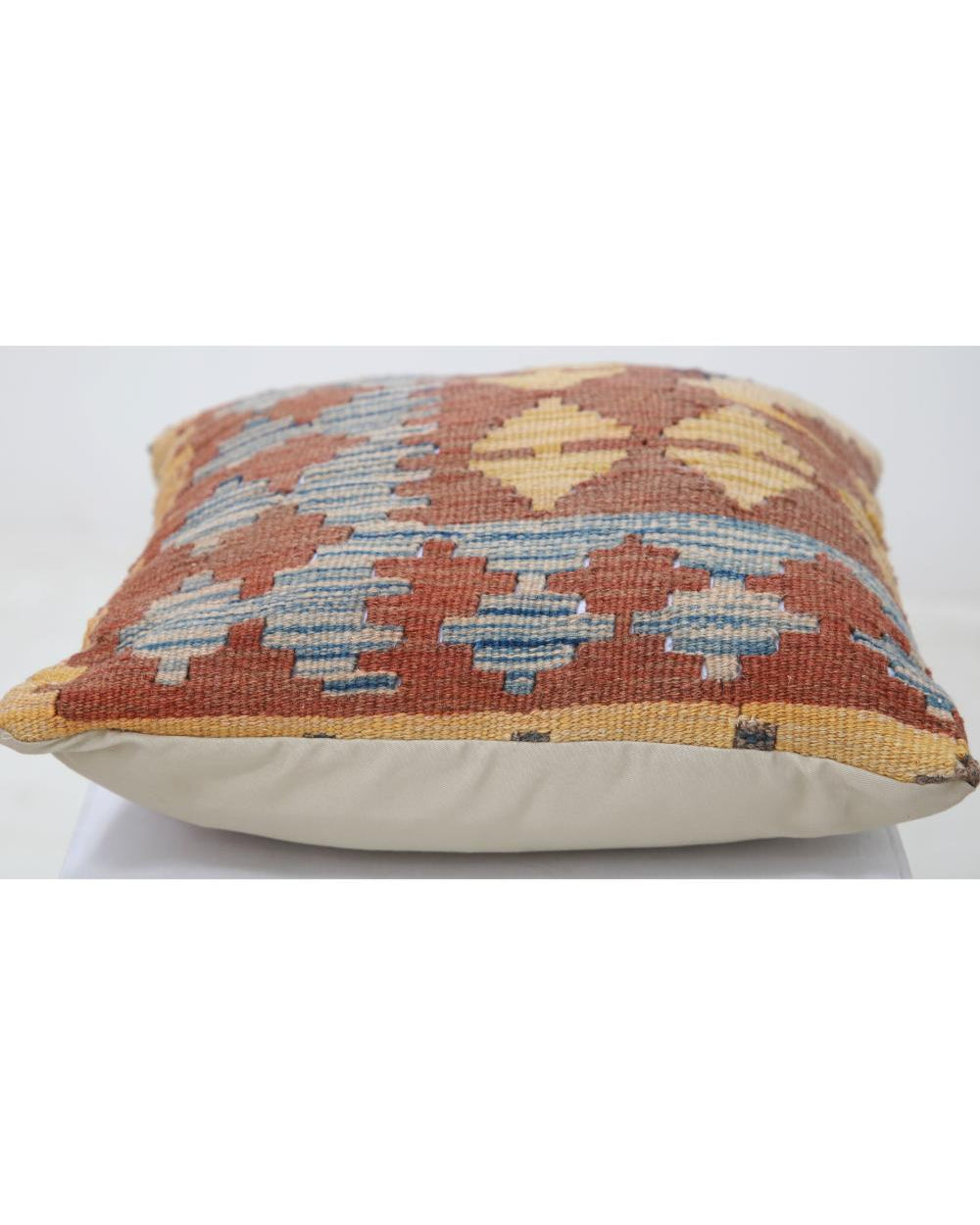Cojín de Lana Tribal Tejido a Mano - 1'5'' x 1'5''