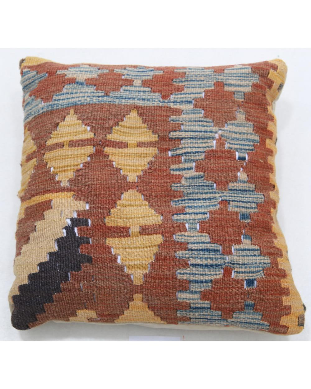 Cojín de Lana Tribal Tejido a Mano - 1'5'' x 1'5''