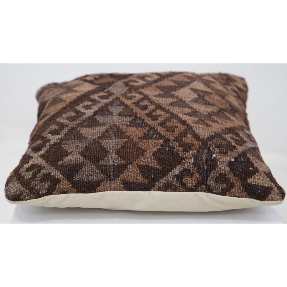 Hand Woven Tribal  Wool Pillow - 1'5'' x 1'5''
