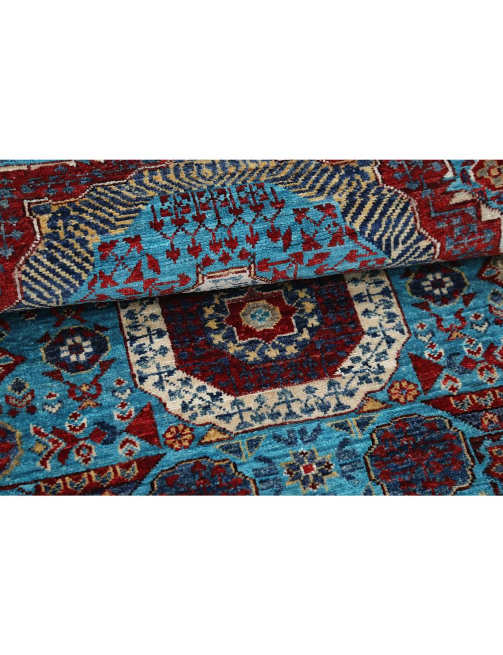 Hand Knotted Mamluk Wool Rug - 2'9'' x 9'8'' Arteverk Arteverk Rugs