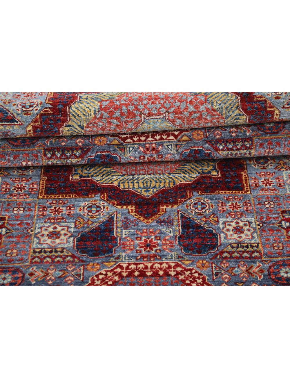 Hand Knotted Mamluk Wool Rug - 2'7'' x 14'10'' Arteverk Arteverk Rugs