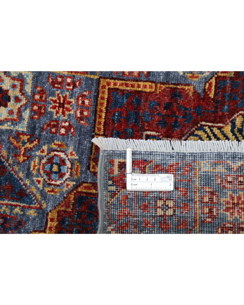 Hand Knotted Mamluk Wool Rug - 2'7'' x 14'10''