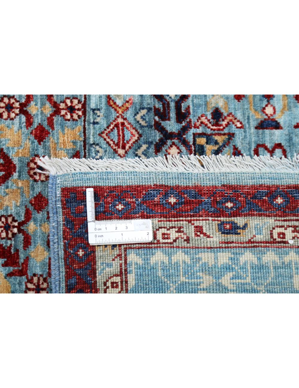 Hand Knotted Fine Mamluk Wool Rug - 8'10'' x 11'8'' Arteverk Arteverk Rugs