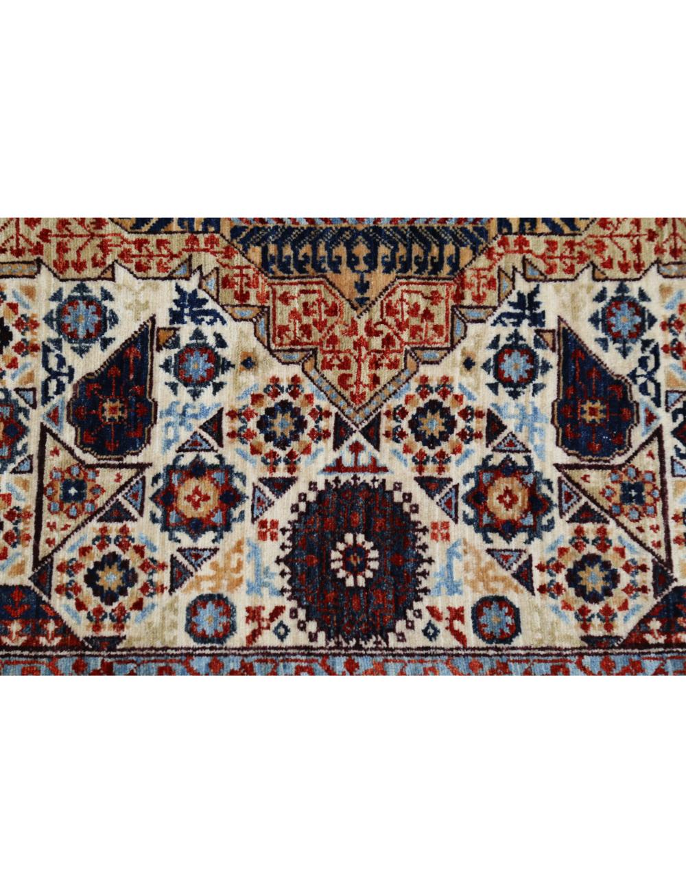 Hand Knotted Fine Mamluk Wool Rug - 6'0'' x 9'2'' Arteverk Arteverk Rugs