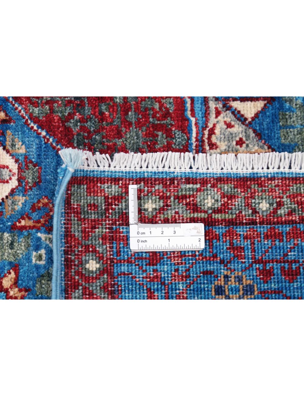 Hand Knotted Mamluk Wool Rug - 8'1'' x 9'9'' Arteverk Arteverk Rugs