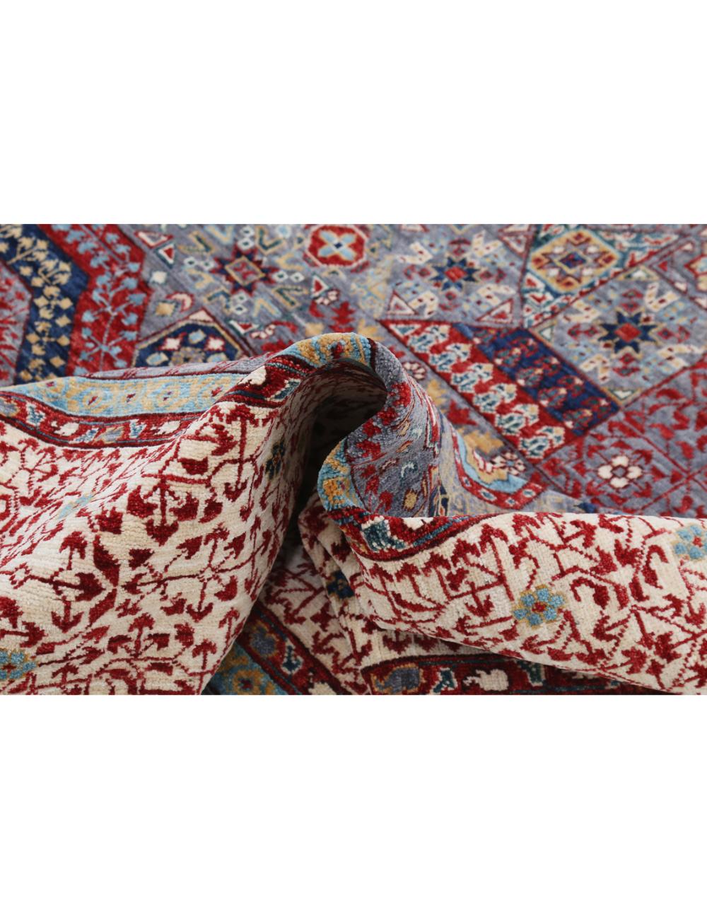 Hand Knotted Mamluk Wool Rug - 10'1'' x 14'0'' Arteverk Arteverk Rugs
