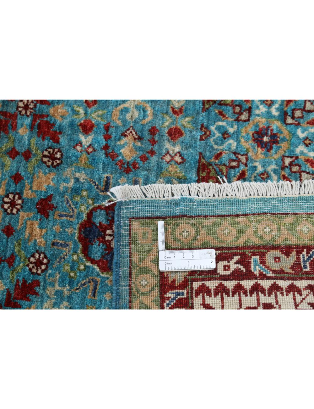 Hand Knotted Fine Mamluk Wool Rug - 9'9'' x 13'10'' Arteverk Arteverk Rugs