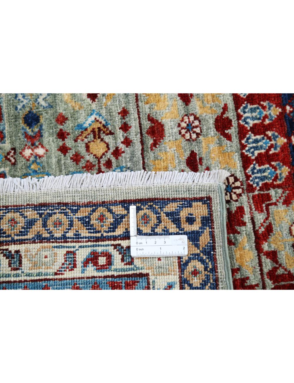 Hand Knotted Mamluk Wool Rug - 10'0'' x 13'10'' Arteverk Arteverk Rugs