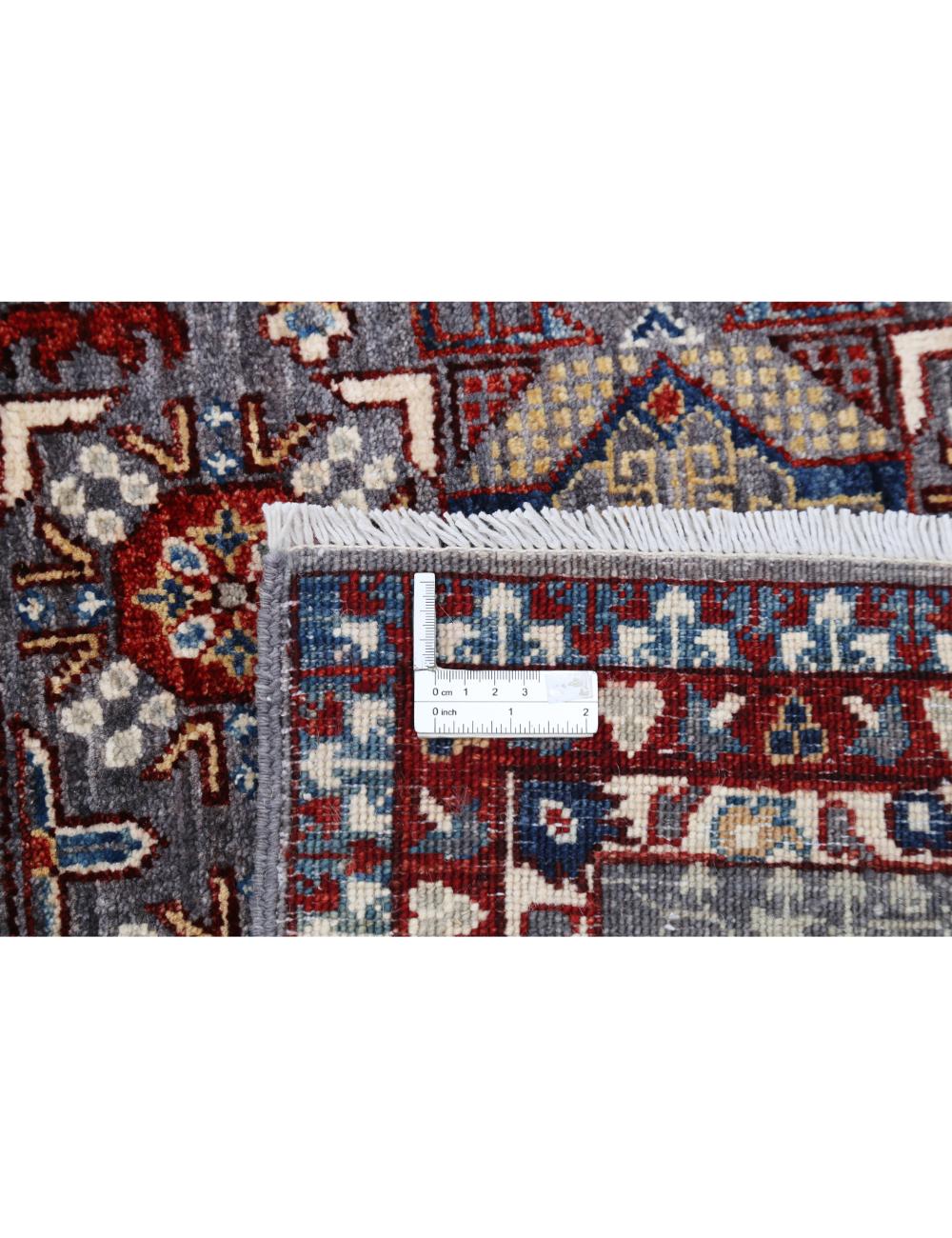 Hand Knotted Mamluk Wool Rug - 9'0'' x 11'9'' Arteverk Arteverk Rugs
