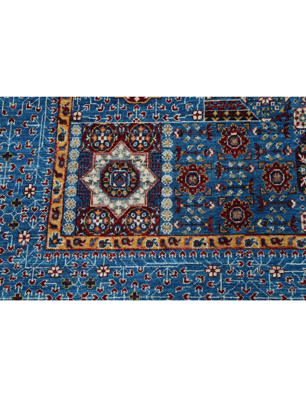 Hand Knotted Mamluk Wool Rug - 7'11'' x 10'4'' Arteverk Arteverk Rugs