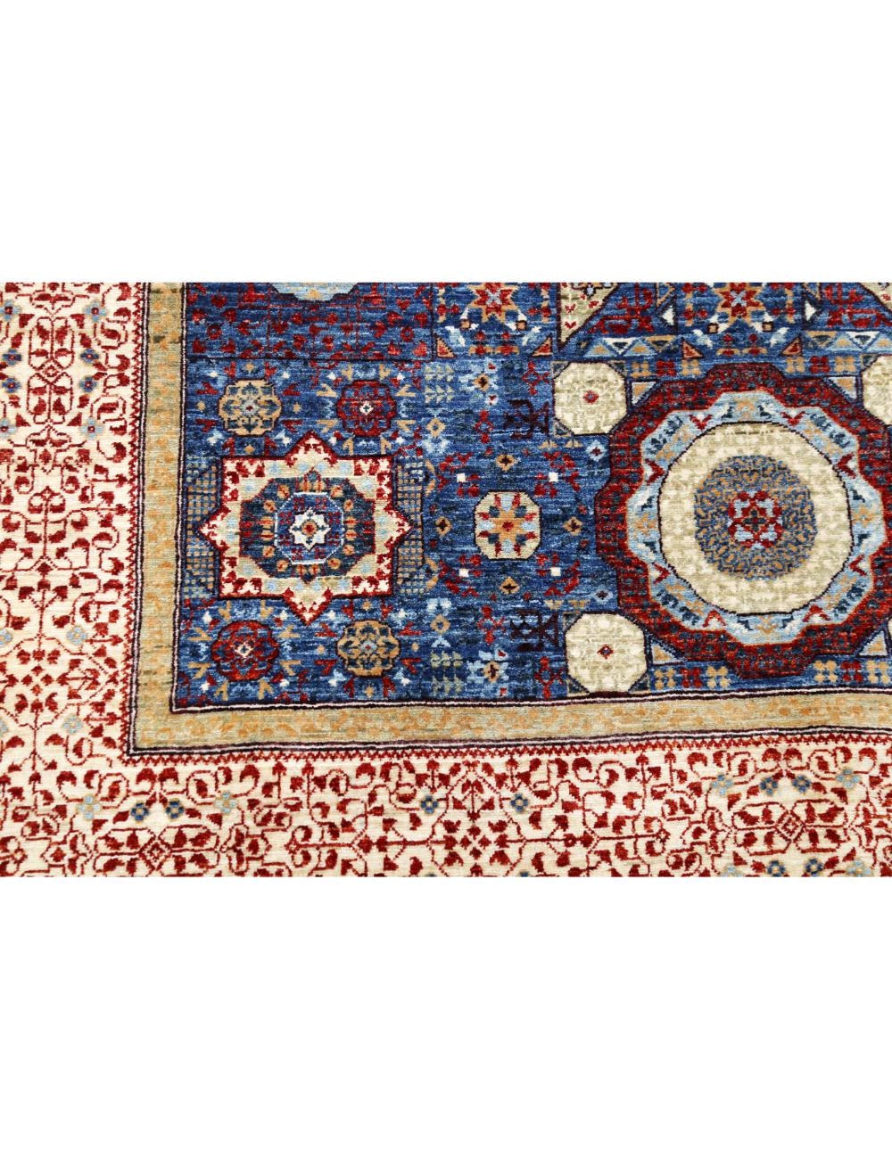 Hand Knotted Fine Mamluk Wool Rug - 4'11'' x 6'11'' Arteverk Arteverk Rugs