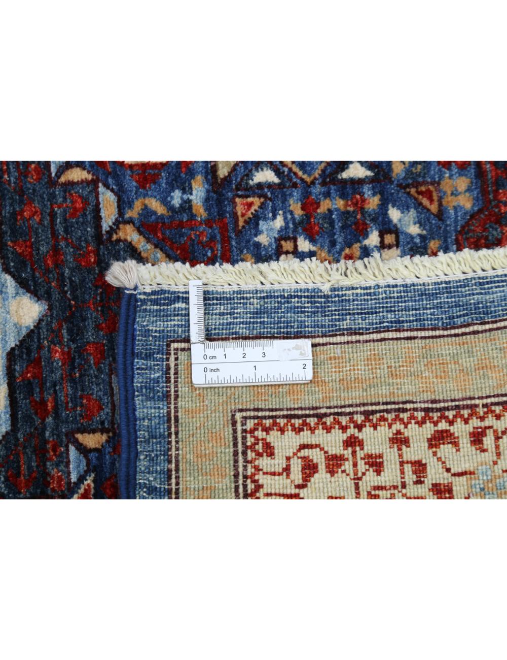 Hand Knotted Fine Mamluk Wool Rug - 4'11'' x 6'11'' Arteverk Arteverk Rugs