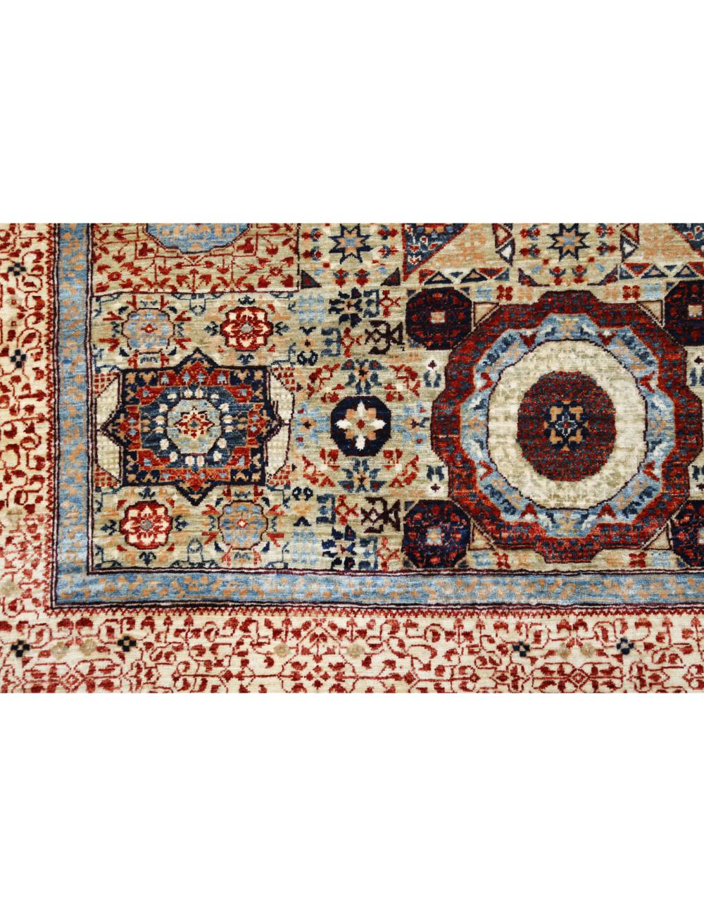 Hand Knotted Fine Mamluk Wool Rug - 4'11'' x 6'9'' Arteverk Arteverk Rugs
