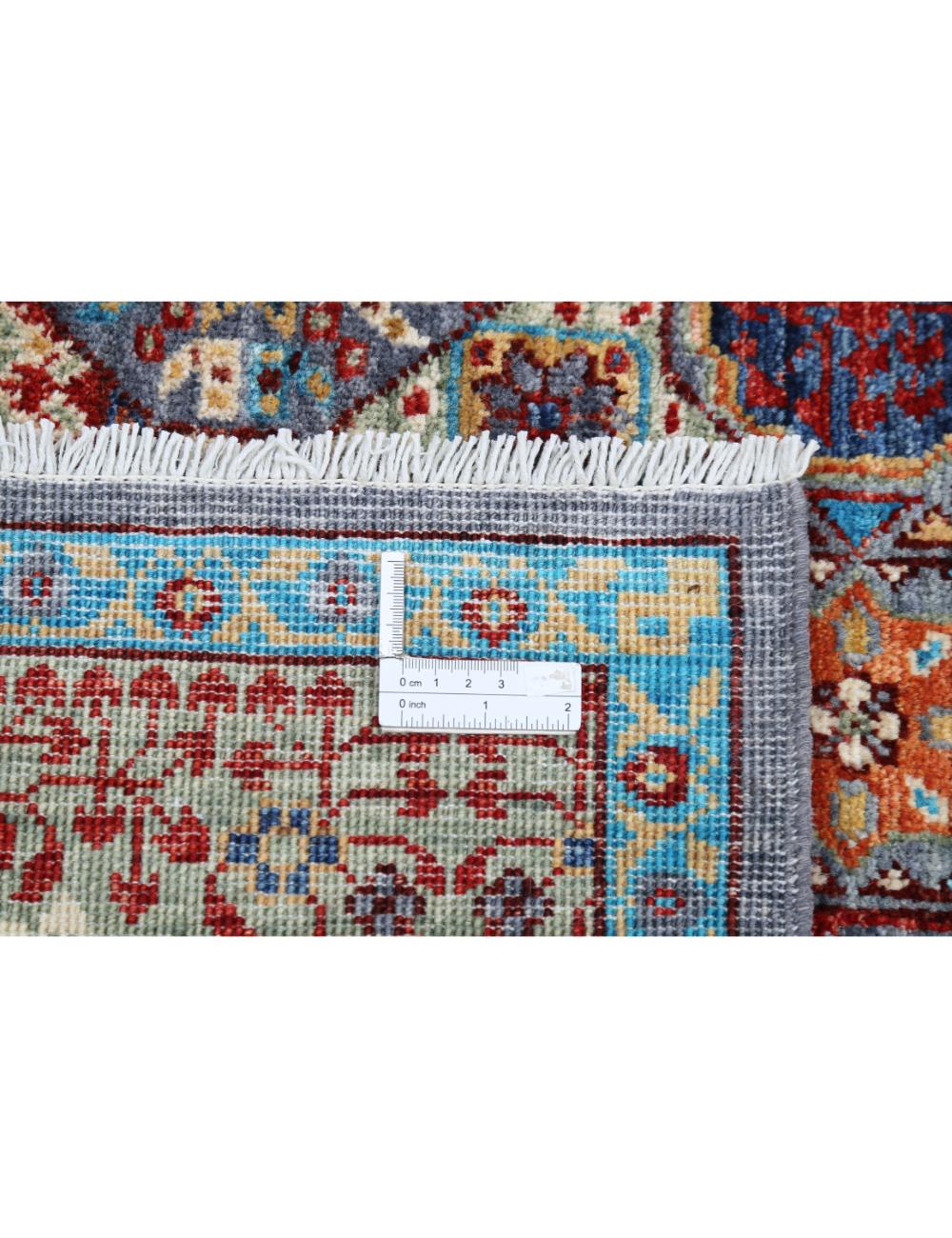 Hand Knotted Mamluk Wool Rug - 8'2'' x 9'9'' Arteverk Arteverk Rugs