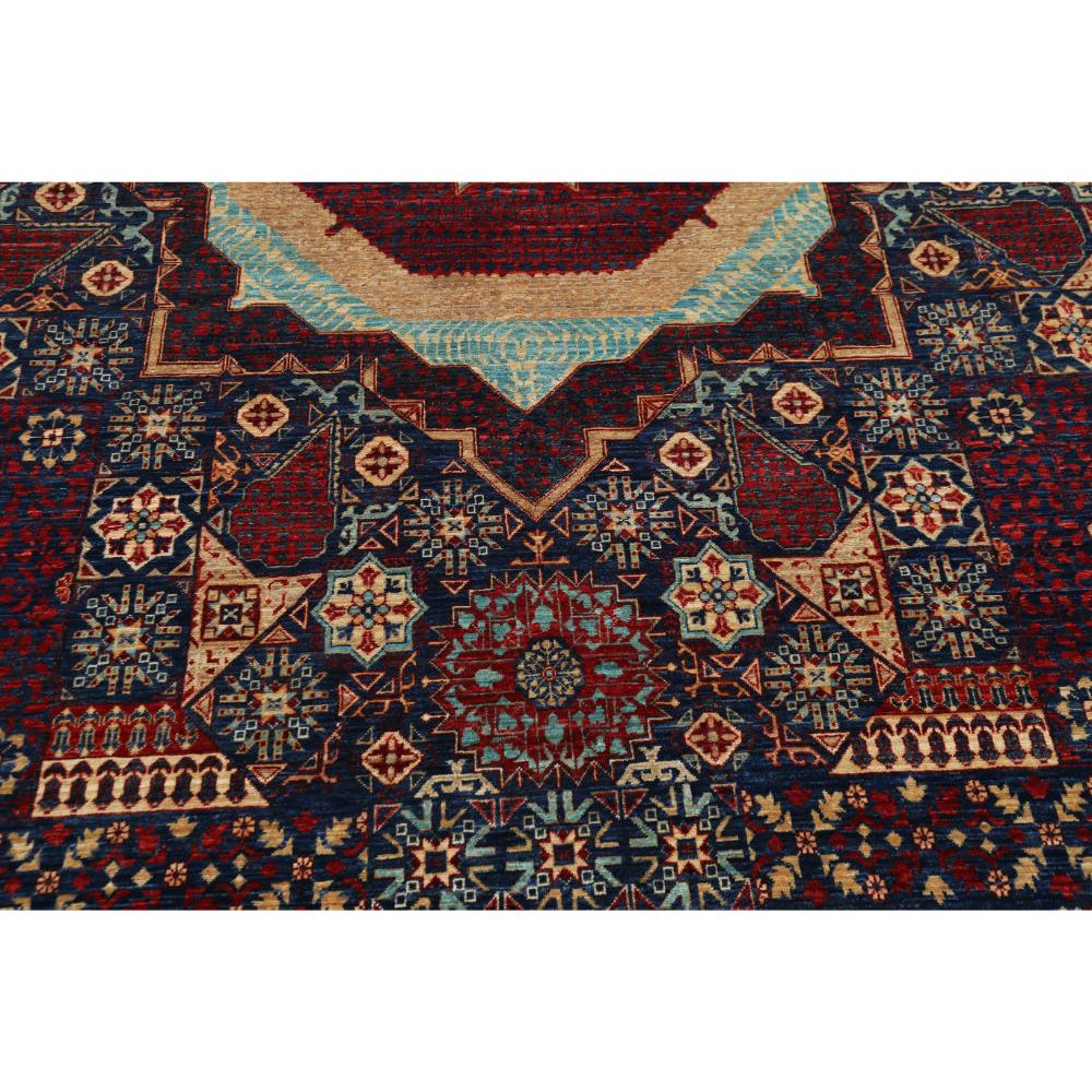 Alfombra de lana Mamluk fina anudada a mano - 9'10'' x 14'7''