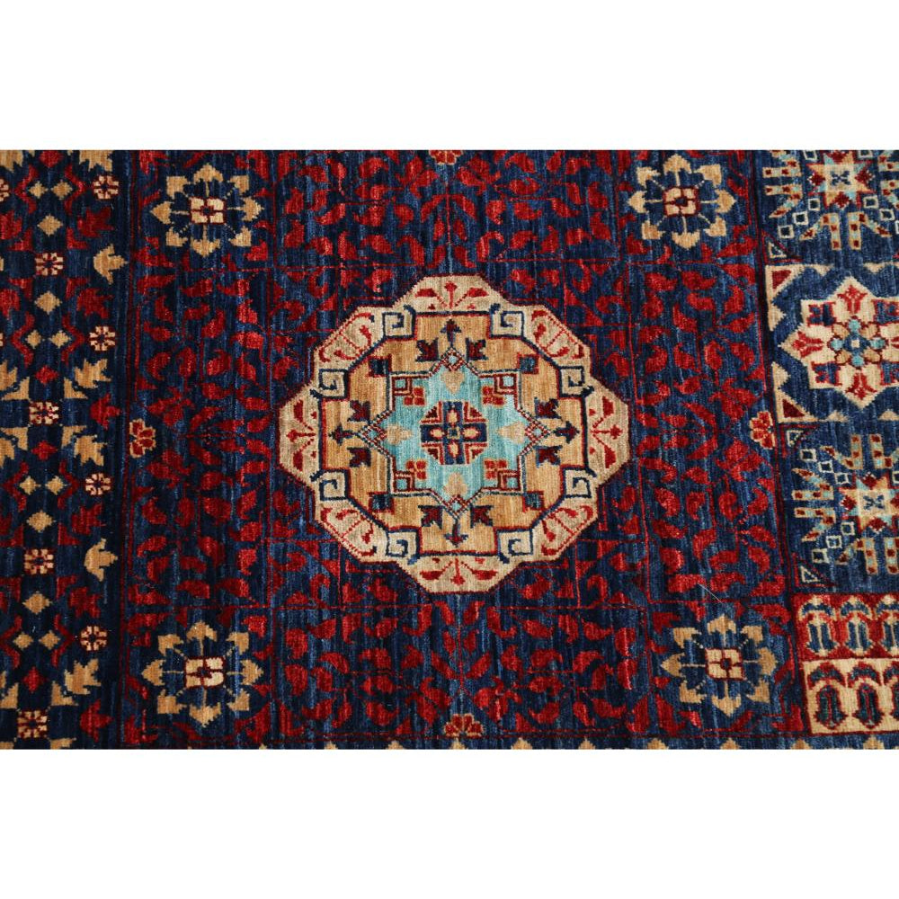 Alfombra de lana Mamluk fina anudada a mano - 9'10'' x 14'7''