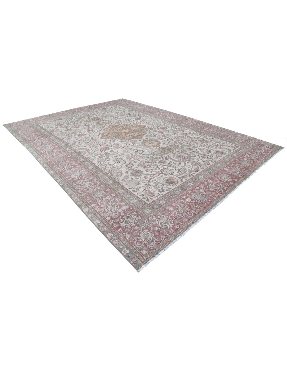 Hand Knotted Vintage Wool Rug - 10'9'' x 14'8''