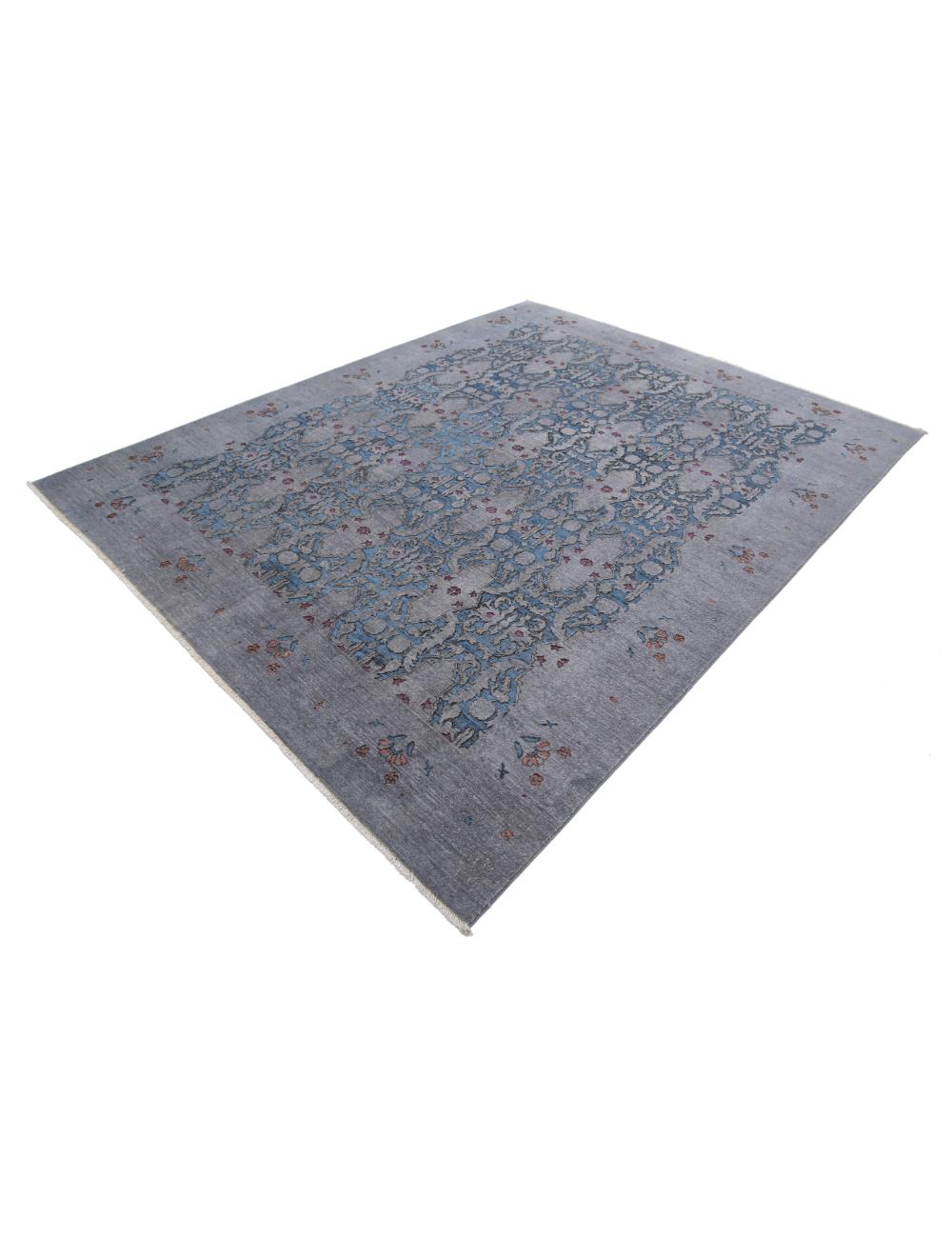 Hand Knotted Fine Onyx Wool Rug - 7'8'' x 9'9'' Arteverk Arteverk Rugs