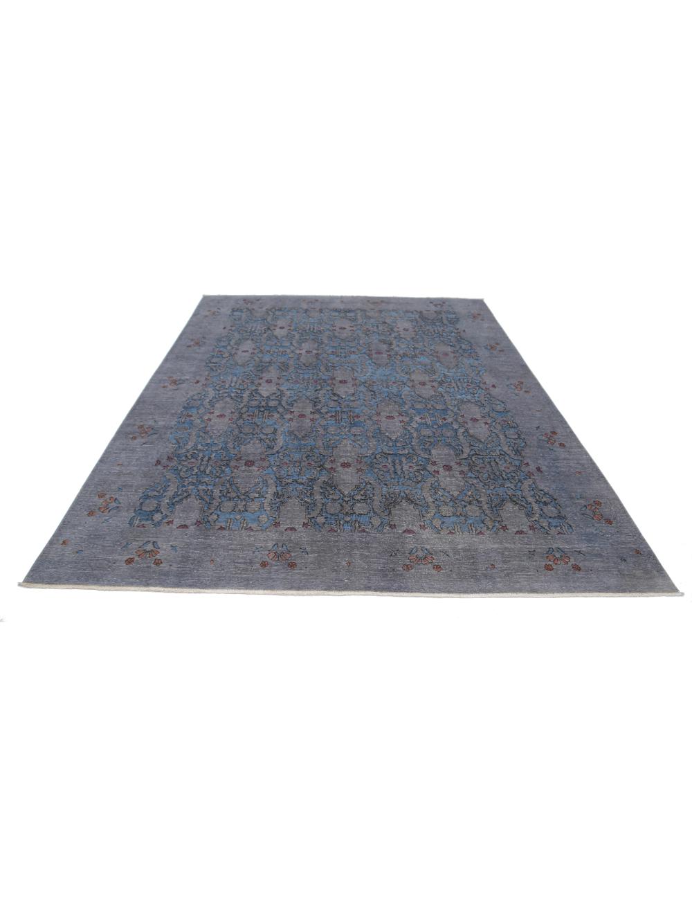 Hand Knotted Fine Onyx Wool Rug - 7'8'' x 9'9'' Arteverk Arteverk Rugs