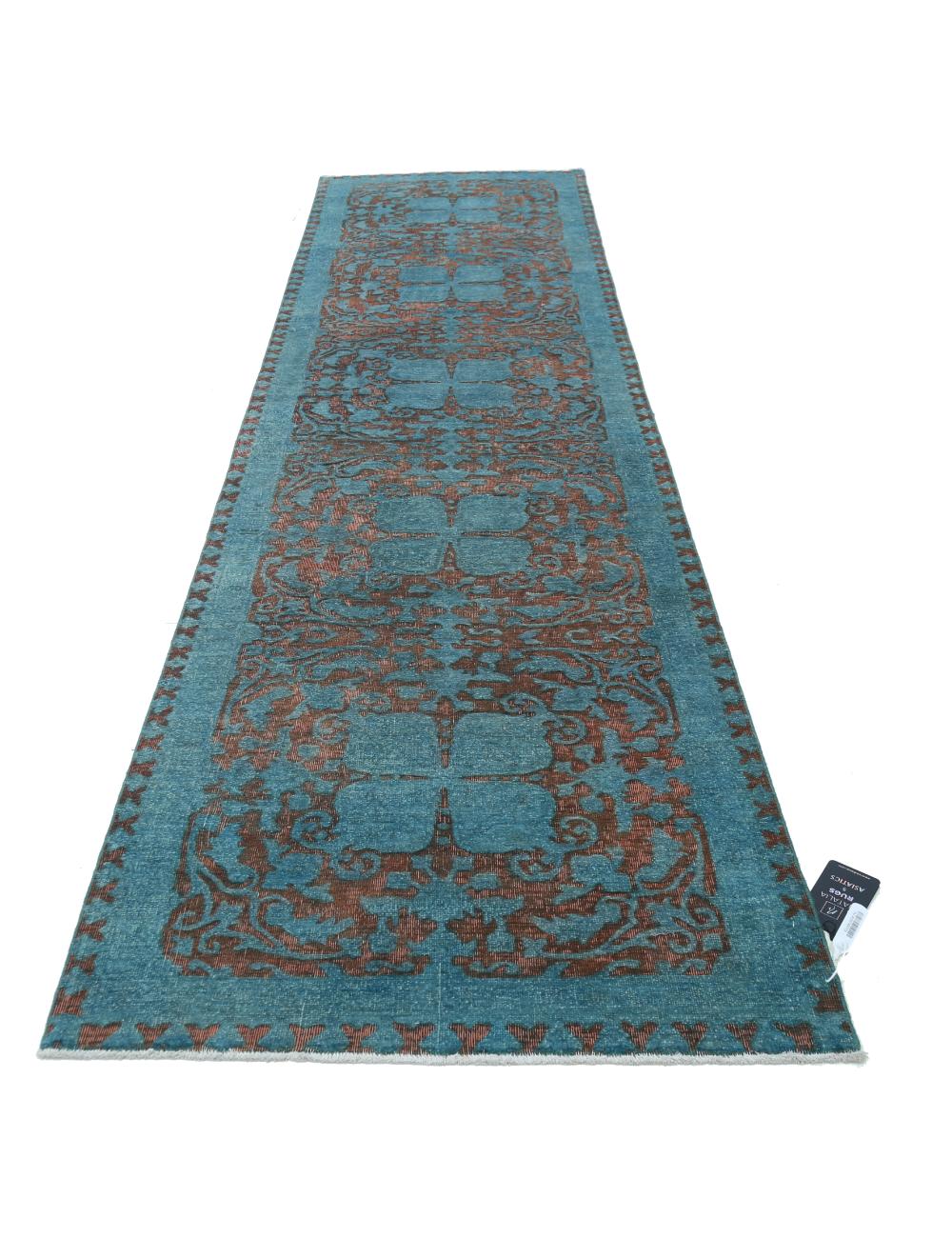 Hand Knotted Onyx Wool Rug - 3'5'' x 13'1'' Arteverk Arteverk Rugs