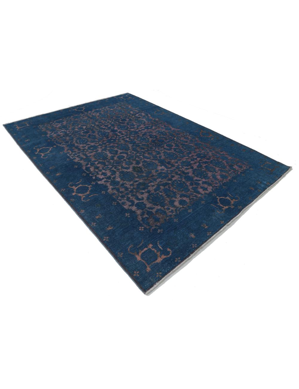 Hand Knotted Fine Onyx Wool Rug - 6'9'' x 9'4'' Arteverk Arteverk Rugs
