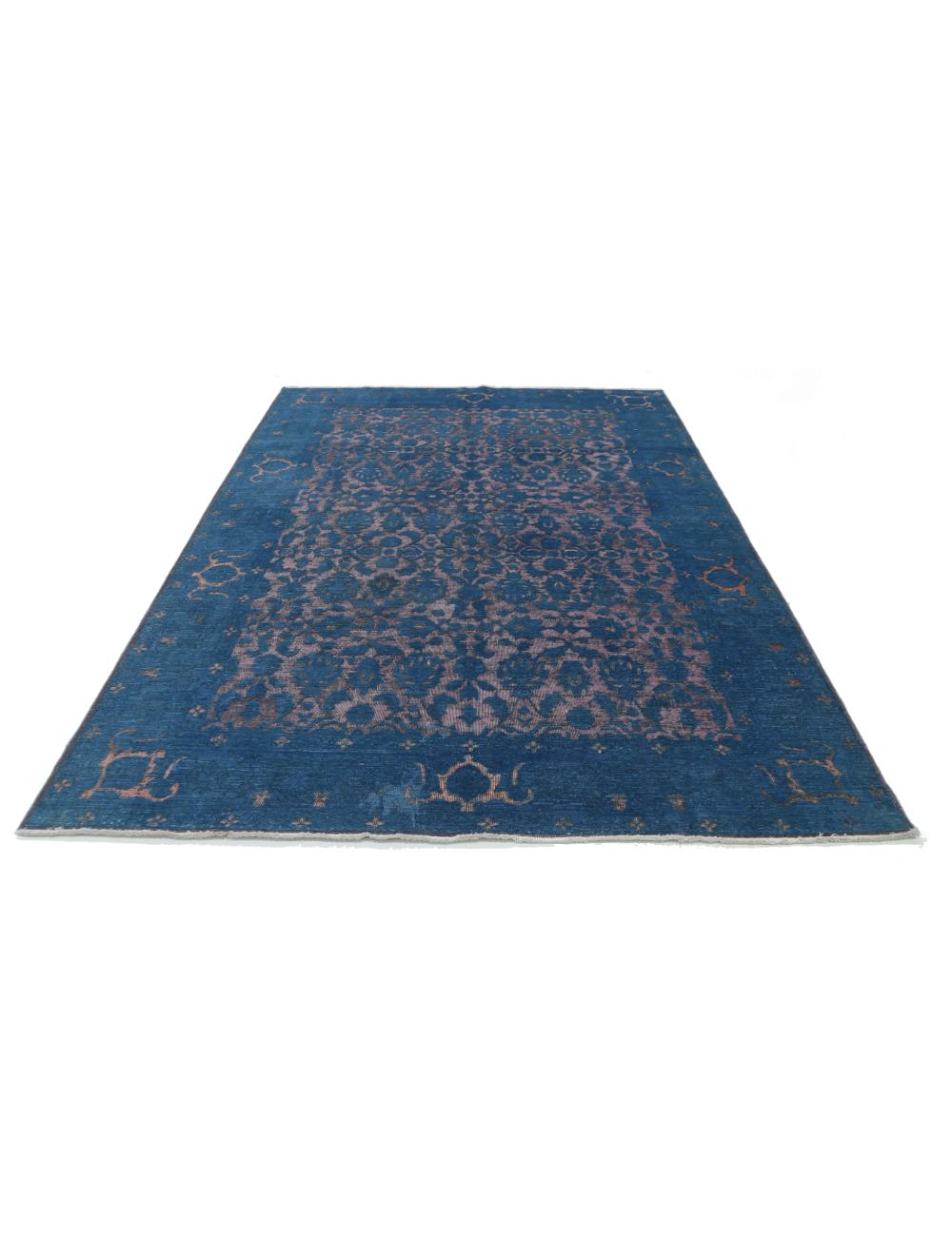 Hand Knotted Fine Onyx Wool Rug - 6'9'' x 9'4'' Arteverk Arteverk Rugs