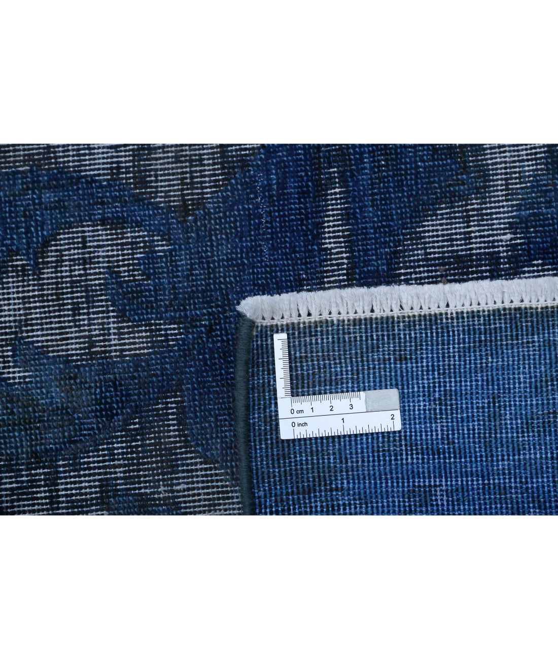 Hand Knotted Onyx Wool Rug - 9'9'' x 12'9'' 9'9'' x 12'9'' (293 X 383) / Blue / N/A