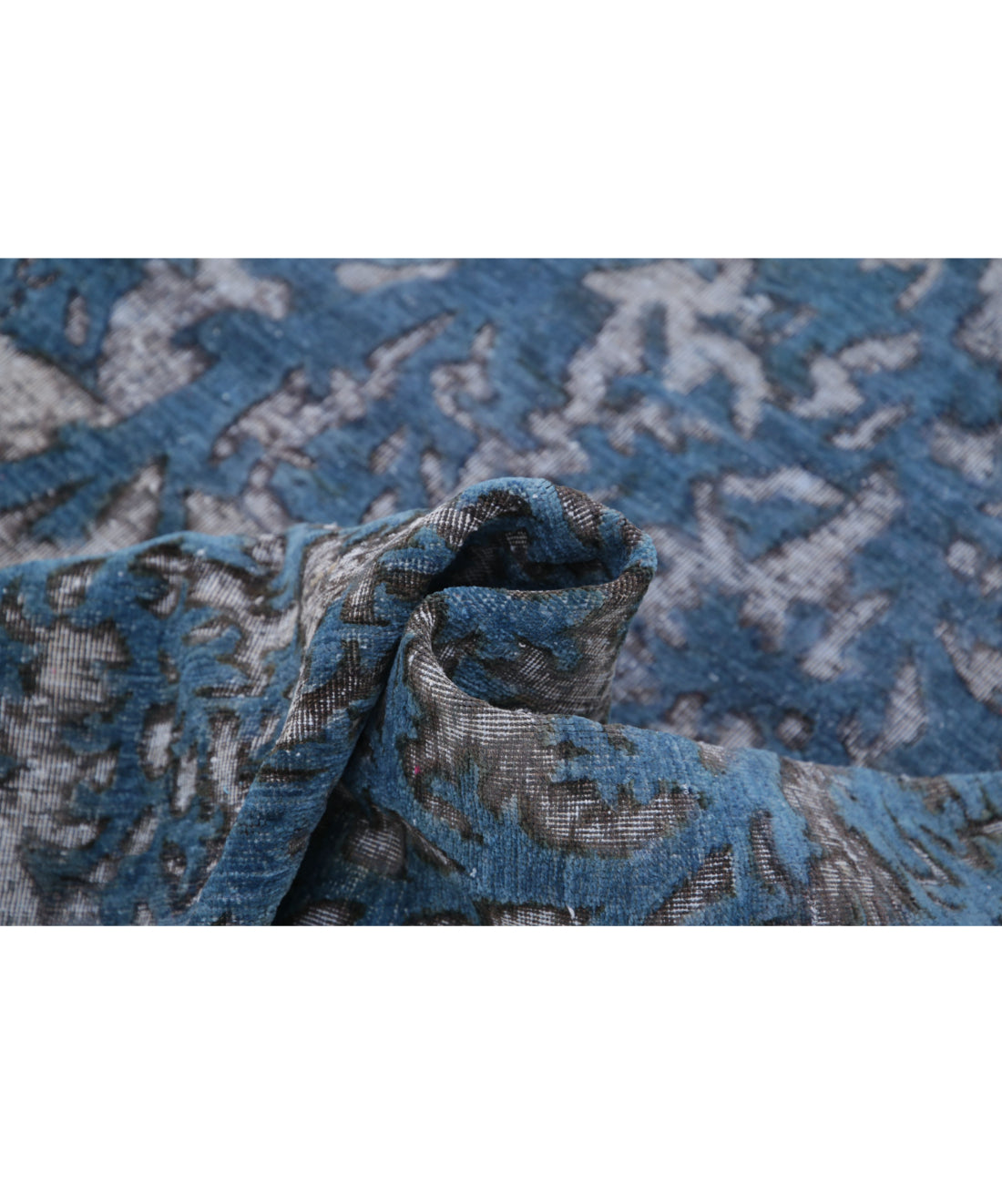 Hand Knotted Onyx Wool Rug - 5'9'' x 8'3'' 5'9'' x 8'3'' (173 X 248) / Grey / Blue