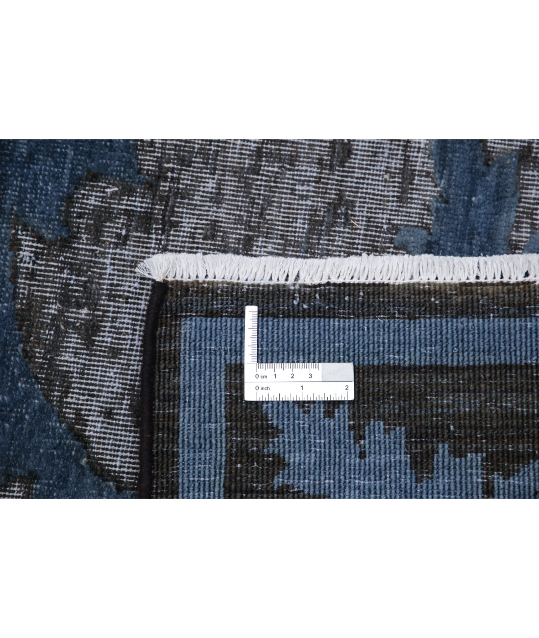 Hand Knotted Onyx Wool Rug - 5'9'' x 8'0'' 5'9'' x 8'0'' (173 X 240) / Grey / Blue