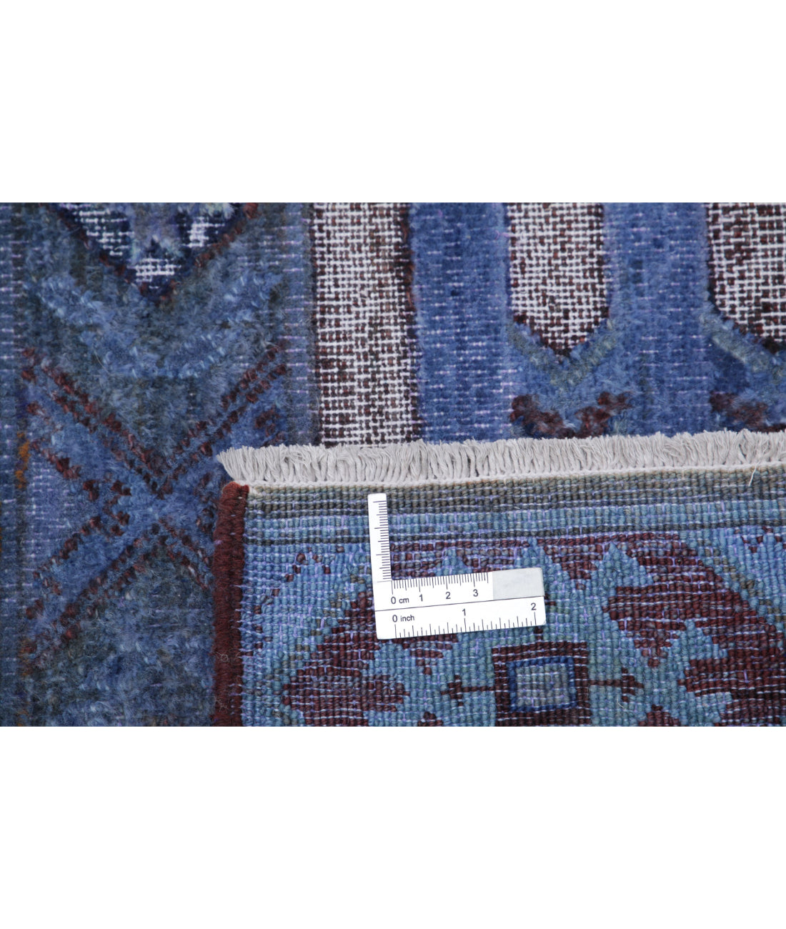 Hand Knotted Onyx Wool Rug - 4'11'' x 6'7'' 4'11'' x 6'7'' (148 X 198) / Blue / N/A