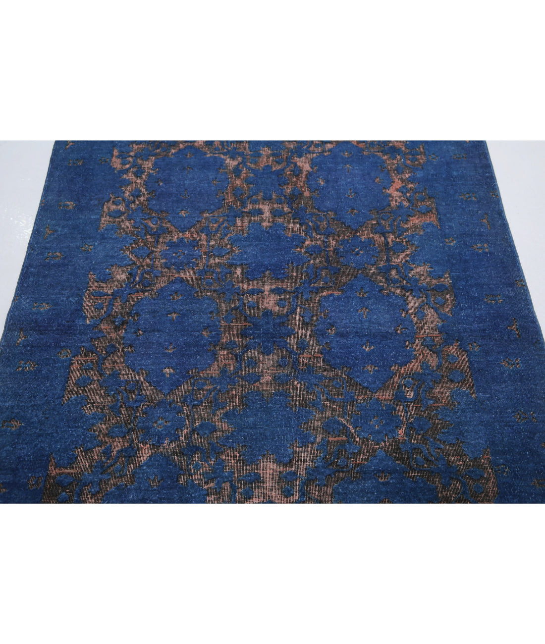 Hand Knotted Onyx Wool Rug - 3'10'' x 5'8'' 3'10'' x 5'8'' (115 X 170) / Blue / Blue