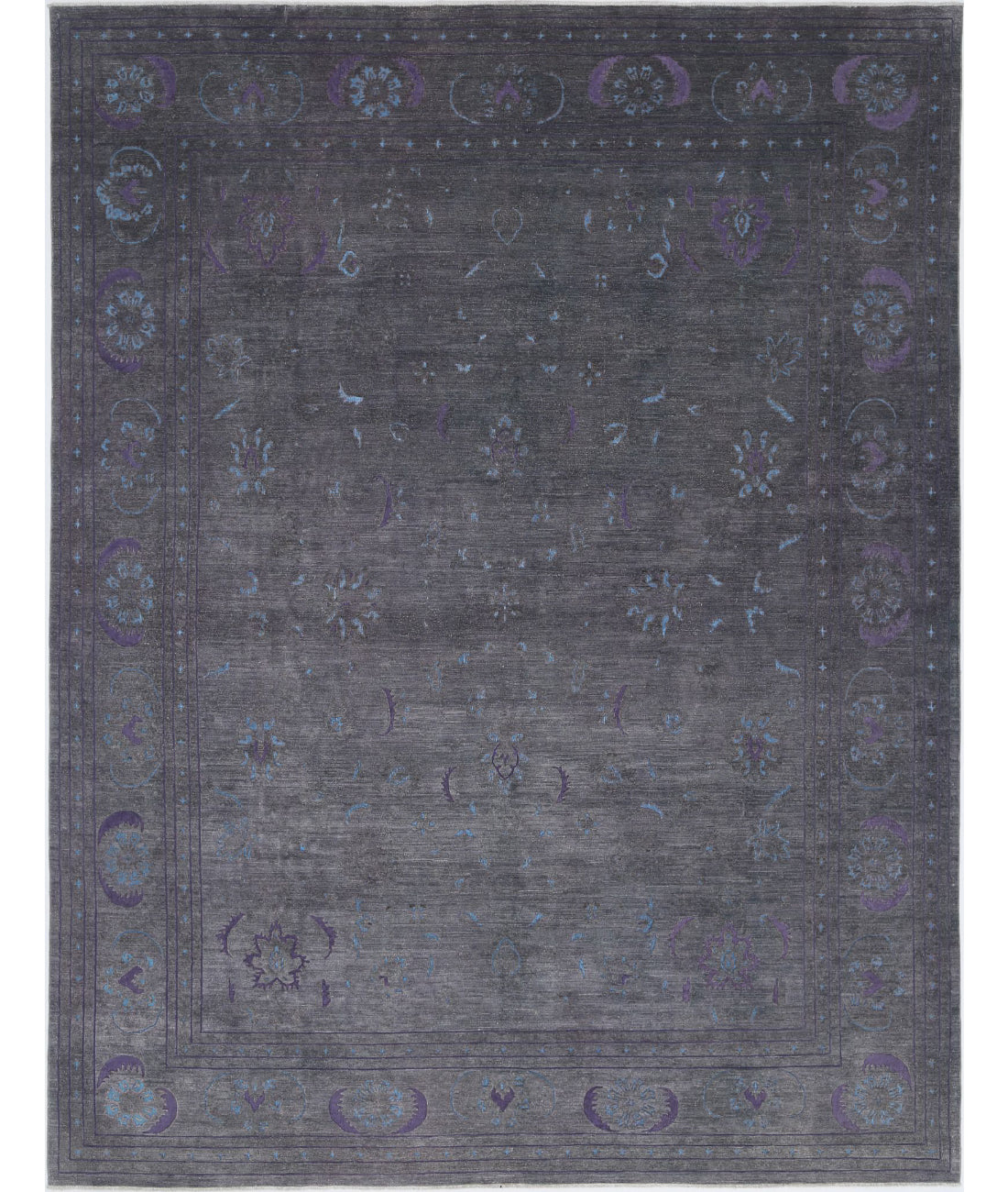 Hand Knotted Onyx Wool Rug - 11'9'' x 14'11''