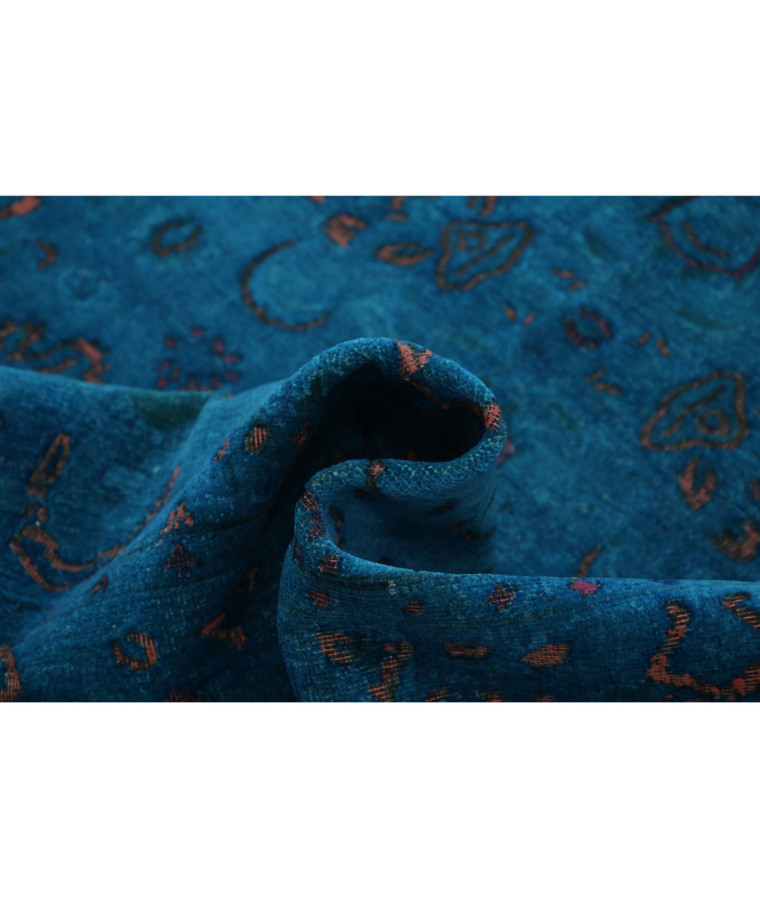 Hand Knotted Onyx Wool Rug - 5'5'' x 7'7'' 5'5'' x 7'7'' (163 X 228) / Teal / Teal