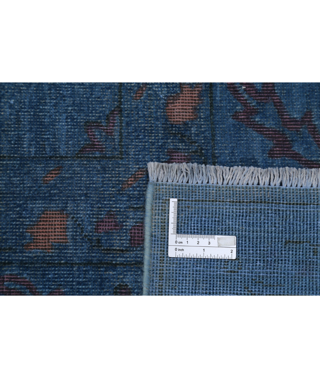 Hand Knotted Onyx Wool Rug - 7'8'' x 9'9'' 7'8'' x 9'9'' (230 X 293) / Blue / Blue