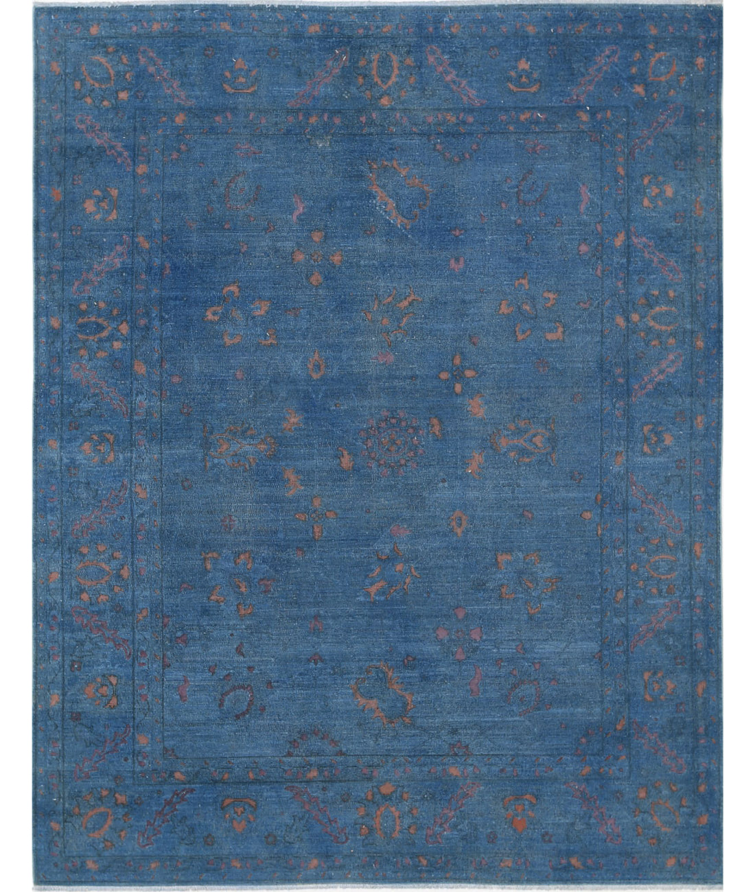 Hand Knotted Onyx Wool Rug - 7'8'' x 9'9''