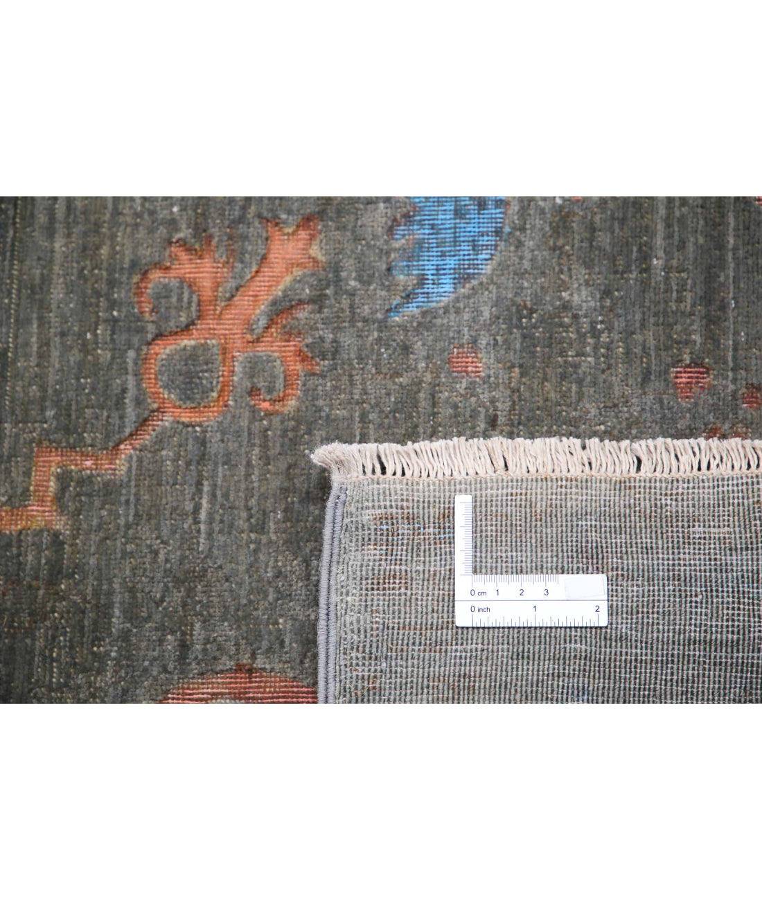 Hand Knotted Fine Onyx Wool Rug - 9'8'' x 13'9''