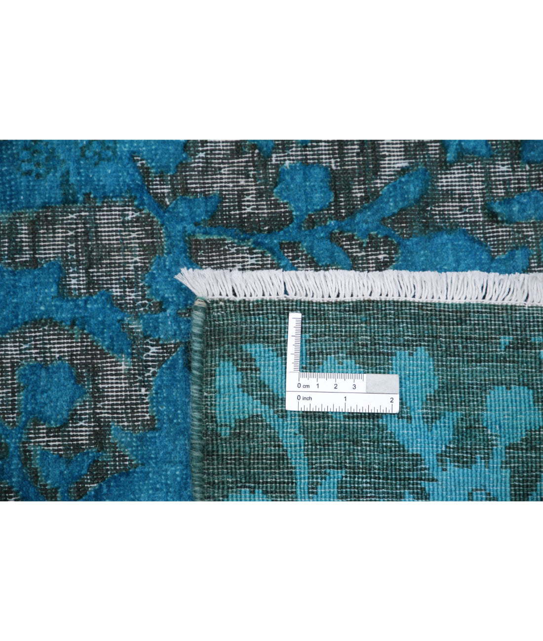 Hand Knotted Onyx Wool Rug - 5'0'' x 7'4'' 5'0'' x 7'4'' (150 X 220) / Teal / N/A
