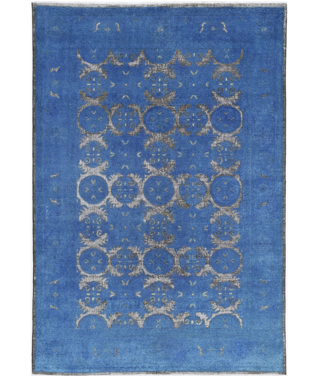 Hand Knotted Onyx Wool Rug - 5&#39;10&#39;&#39; x 7&#39;8&#39;&#39; 5&#39;10&#39;&#39; x 7&#39;8&#39;&#39; (175 X 230) / Blue / Blue