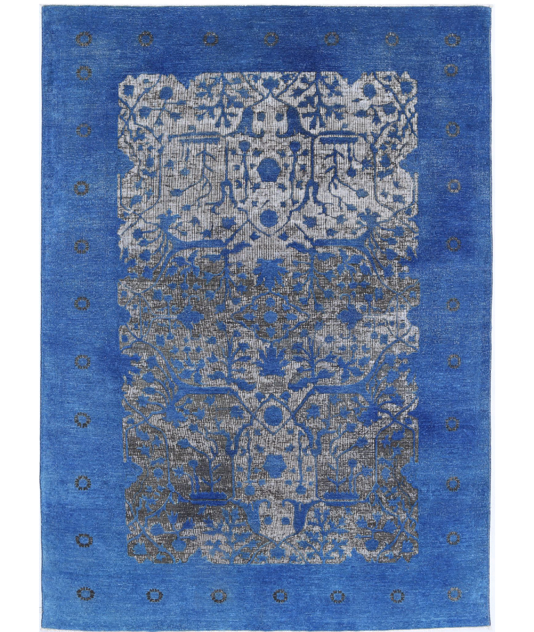 Hand Knotted Onyx Wool Rug - 5&#39;11&#39;&#39; x 8&#39;4&#39;&#39; 5&#39;11&#39;&#39; x 8&#39;4&#39;&#39; (178 X 250) / Blue / Blue