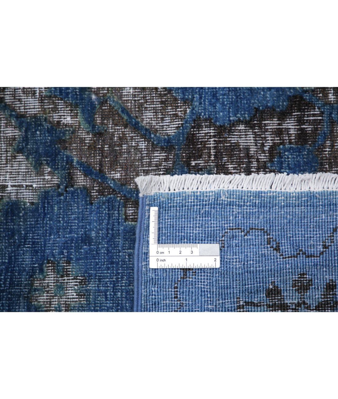 Hand Knotted Onyx Wool Rug - 6'2'' x 8'6'' 6'2'' x 8'6'' (185 X 255) / Blue / Blue