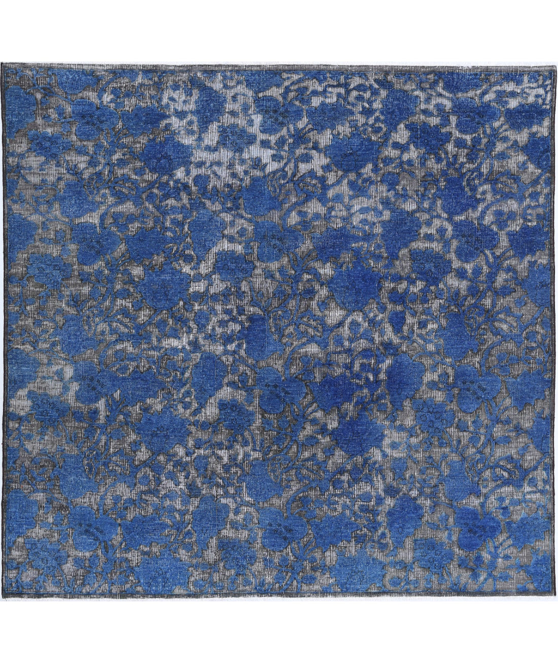 Hand Knotted Onyx Wool Rug - 6&#39;5&#39;&#39; x 6&#39;4&#39;&#39; 6&#39;5&#39;&#39; x 6&#39;4&#39;&#39; (193 X 190) / Blue / Blue
