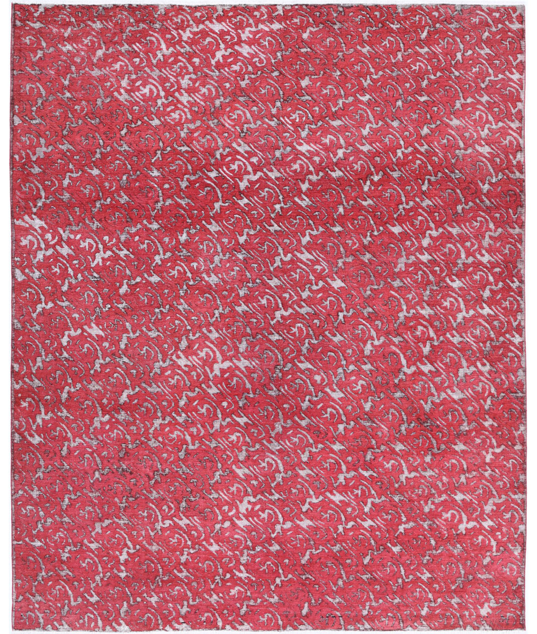 Hand Knotted Onyx Wool Rug - 7&#39;9&#39;&#39; x 9&#39;10&#39;&#39; 7&#39;9&#39;&#39; x 9&#39;10&#39;&#39; (233 X 295) / Red / Red