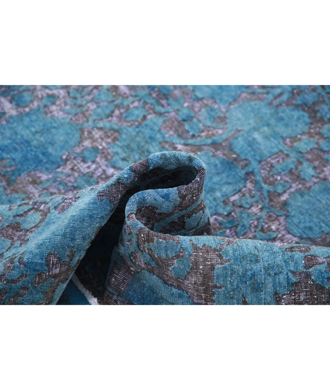 Hand Knotted Onyx Wool Rug - 6'0'' x 8'0'' 6'0'' x 8'0'' (180 X 240) / Blue / Charcoal