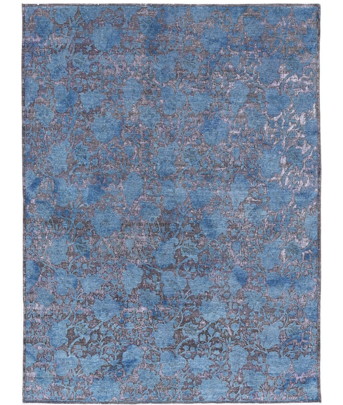 Hand Knotted Onyx Wool Rug - 6&#39;0&#39;&#39; x 8&#39;0&#39;&#39; 6&#39;0&#39;&#39; x 8&#39;0&#39;&#39; (180 X 240) / Blue / Charcoal